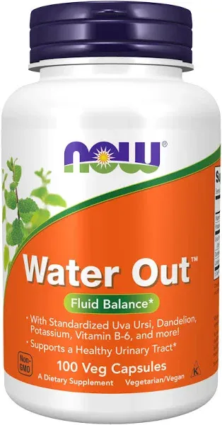 Now Water Out - 100 Capsules