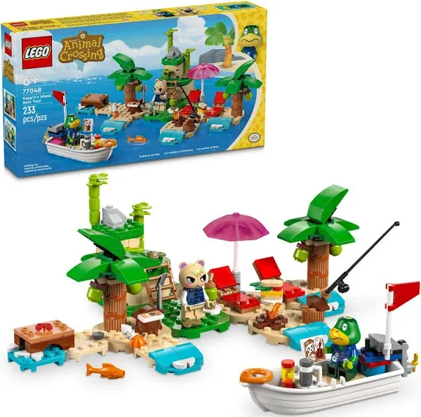 LEGO Animal Crossing Kapp’n’s Island Boat Tour, Buildable Creative Toy for 6 Plu