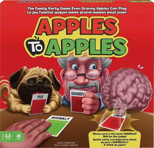 New Apples to Apples Party Board Game Game by Mattel Brand New FACTORY SEALED