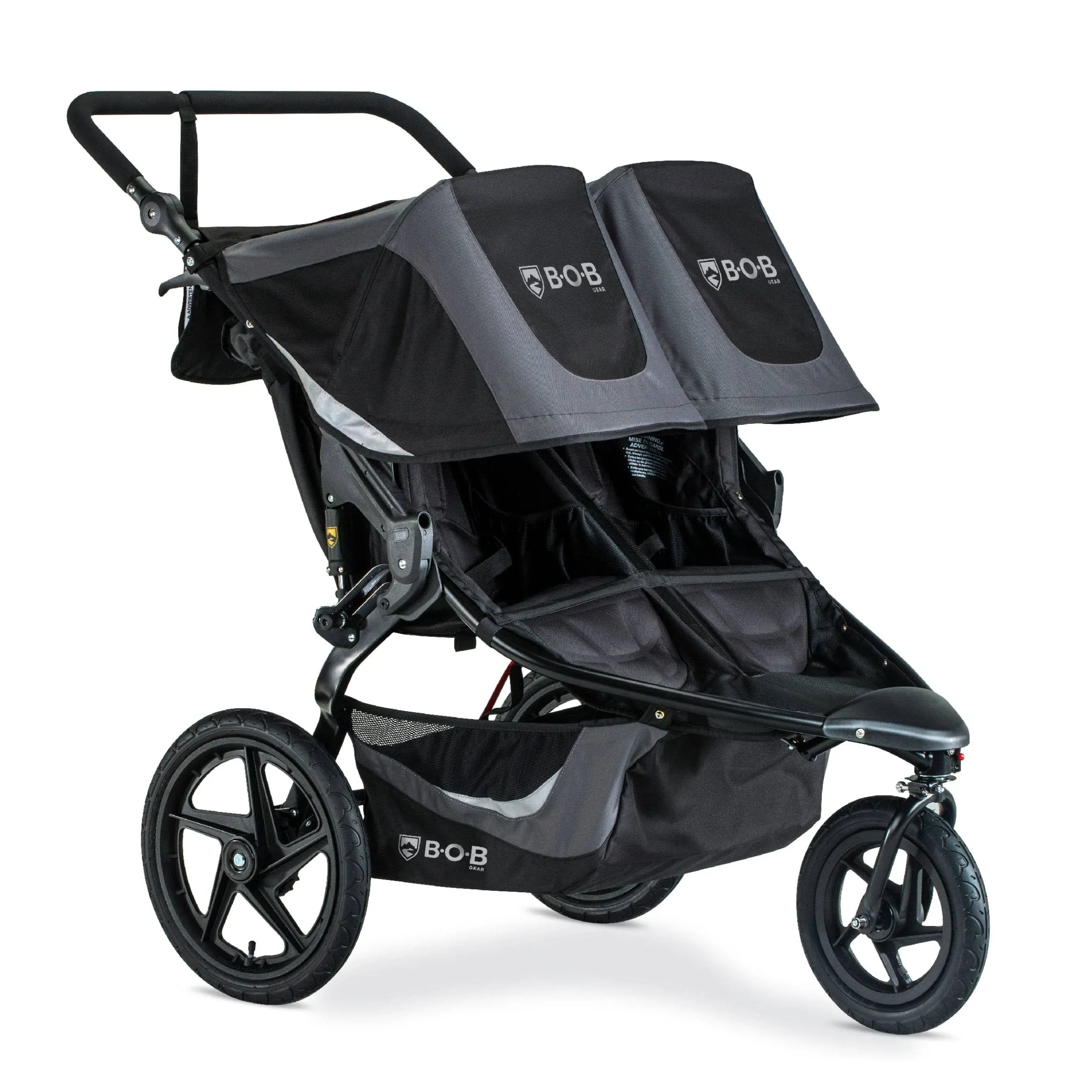 Bob Gear Revolution Flex 3.0 DUALLIE Jogging Stroller - Graphite Black