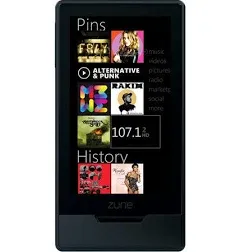 Microsoft Zune 16GB MP3 Digital Media Player 1395 BAD BATTERY