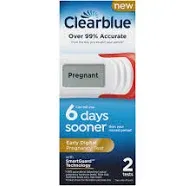 Clearblue Early Digital Pregnancy Test 3 Days Sooner 3 Tests. OPEN BOX 01/26