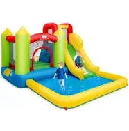 Inflatable Bounce House Water Slide Jump Bouncer without Blower