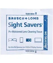 Bausch + Lomb Sight Savers Lens Cleaning Wipes  NEW Cleansing Wipe Cloth