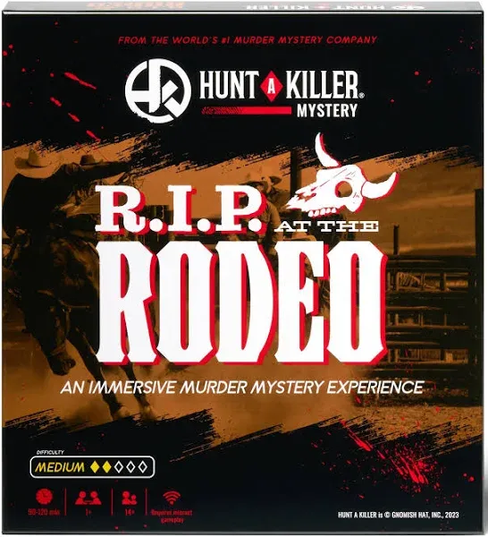 Hunt A Killer R.I.P at The Rodeo Murder Mystery Game