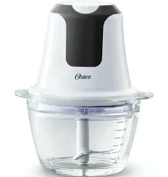 Oster 3-Cup Mini Food Chopper with Tempered Glass Bowl