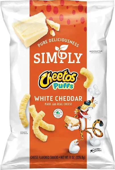 Cheetos Puffs Simply White Cheddar