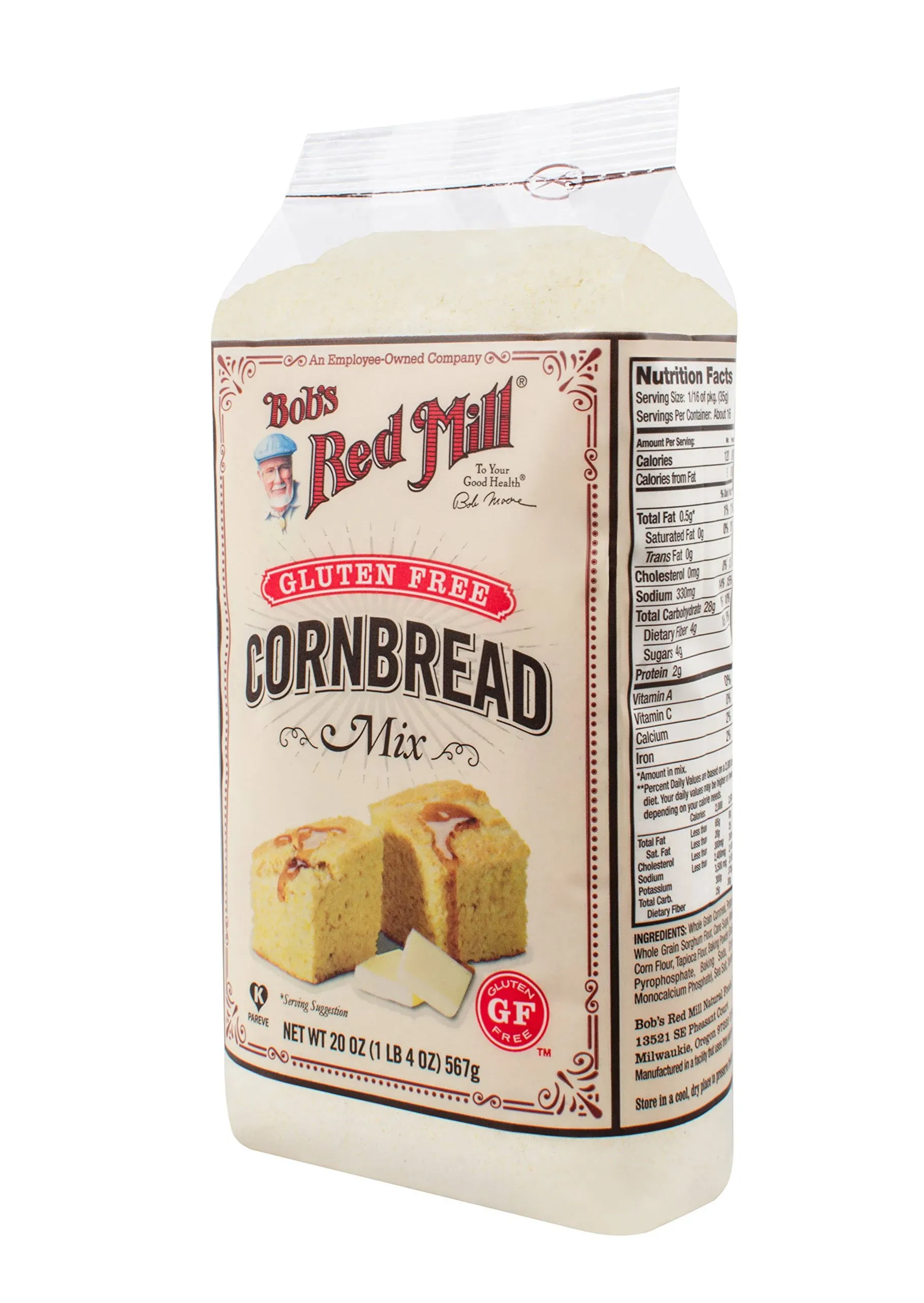 Gluten Free Cornbread Mix, 20-ounce