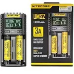 Nitecore UMS2 Intelligent USB Dual-Slot Superb Battery Charger