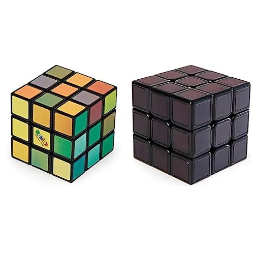 Rubik’s Cube, Phantom, 3x3 Cube Advanced Technology Difficult 3D Puzzle Travel Game Stress Relief Fidget Toy Activity Cube for Adults & Kids Ages 8+