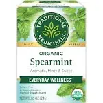 Traditional Medicinals Herbal Tea, Spearmint - 16 bags, 0.85 oz box