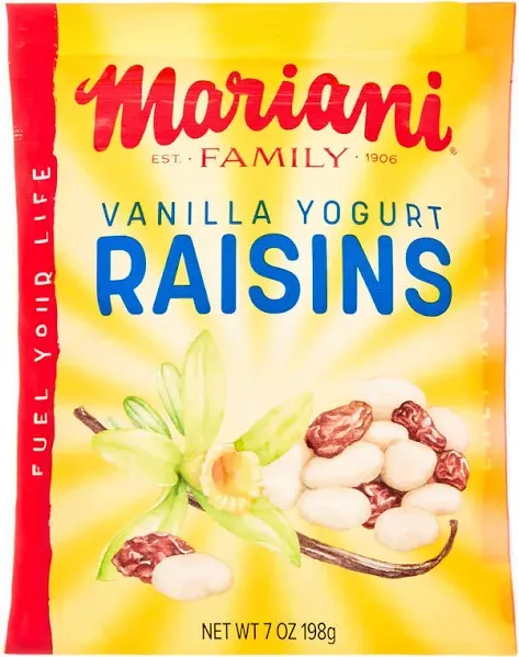 Mariani Premium Raisins Vanilla Yogurt 7 oz