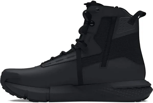 Under Armour Charged Valsetz Side-Zip Waterproof Boots, Men's Black