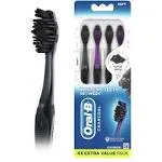 Oral-B 4X Extra Value pack Soft Charcoal Toothbrushes (3.2 oz)