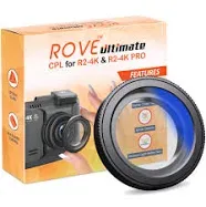 Rove Ultimate CPL Filter for Rove R2-4K, R2-4K Pro, and R2-4K Dual