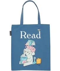 Elephant Piggie Read Tote Bag