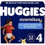 Huggies Overnites Baby Diapers Size