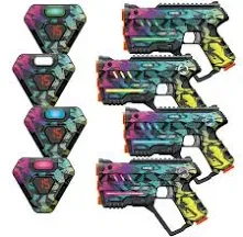 Winyea Tag Laser Tag Set of 4, Lazer Tag Game for Kids Indoor & Outdoor Play, Gift Ideas for Kids Teens and Adults