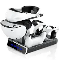 PSVR2 Controller Charging Dock with LED Light, VR Stand