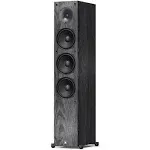 Monoprice Monolith T5 Floorstanding Tower Speaker - Black Each Powerful Woofers Punchy Bass High Performance Audio for Home Theater SYSTEM.