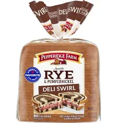 Pepperidge Farm Deli Swirl Rye & Pumpernickel Bread