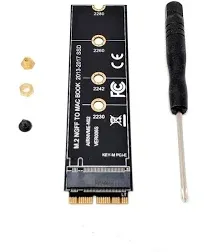 M.2 NVME Upgrade Adapter Card - 80mm, Black