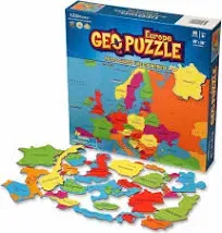 GeoTOYS Europe GeoPuzzle Jigsaw - geography, education, Europa NEW Sealed