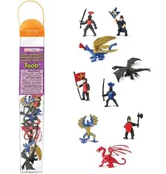 Safari Ltd Knights &amp; Dragons 2 TOOB® Miniature Toy Figurine Set for Kids