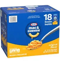 18 BOXES Kraft Original Macaroni &amp; Cheese Dinner 7.25 oz Cheesiest Mac