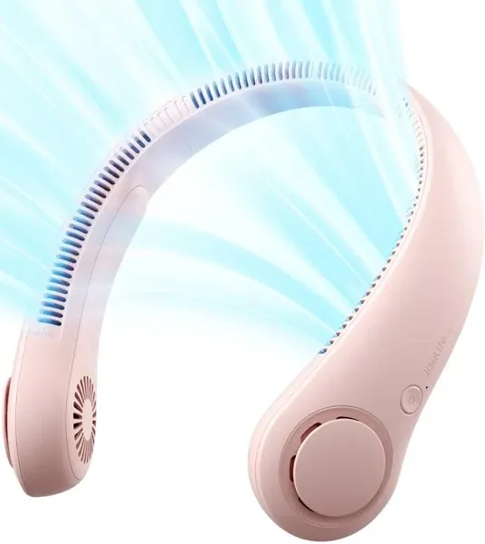 Portable Neck Fan, Hands Free Bladeless Fan, 4000 mAh Battery Operated Wearable