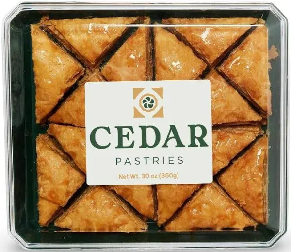 Cedar Pastries Traditional Baklava Triangles