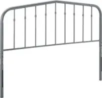 Modway Lennon Metal Headboard White / Queen