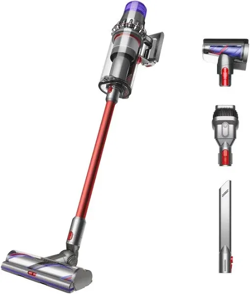 Dyson Outsize Extra Cordless Stick Vacuum, Full-Size bin. Full-Size Cleaner Head - Nickel