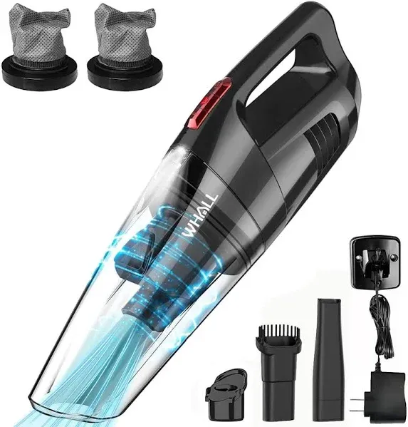 Whall EV-607 Handheld Vacuum Cordless, 8500PA - Black/Red - Scratch &amp; Dent