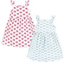 Hudson Baby Girls Cotton Dresses