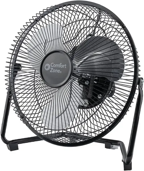 Comfort Zone CZHV9B 9-Inch 3 Speed High Velocity Cradle Fan