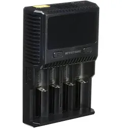 Nitecore SC4 Superb Battery Charger Lithium NiMH-Cd INR 18670 26650 AA AAA