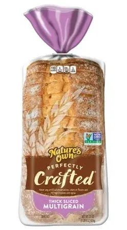 Nature's Own Perfectly Crafted Thick Sliced Multigrain Sandwich Bread (22 oz)