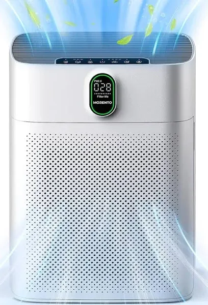 MORENTO Air Purifiers for home Large Room up to 1076 Sq Ft with Air Quality Sensor