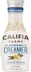 Califia Farms Almond Milk Creamer French Vanilla