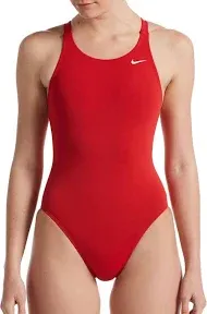 Nike Swim Women&#039;s Hydrastrong Fastback One Piece Black