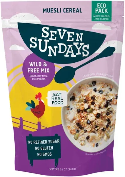 Seven Sundays Muesli Blueberry Chia Buckwheat