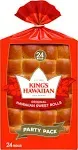 King's Hawaiian Sweet Rolls - 24 count, 24 oz total