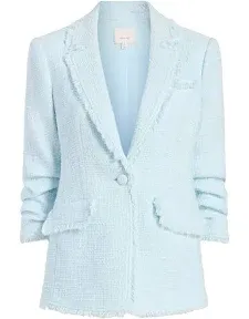 Cinq à Sept Women's Khloe Boucle Blazer - Shadow - Size 10