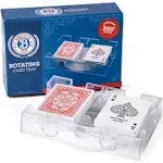 Brybelly Elite Rotating Card Tray, 2-Deck GPLA-111