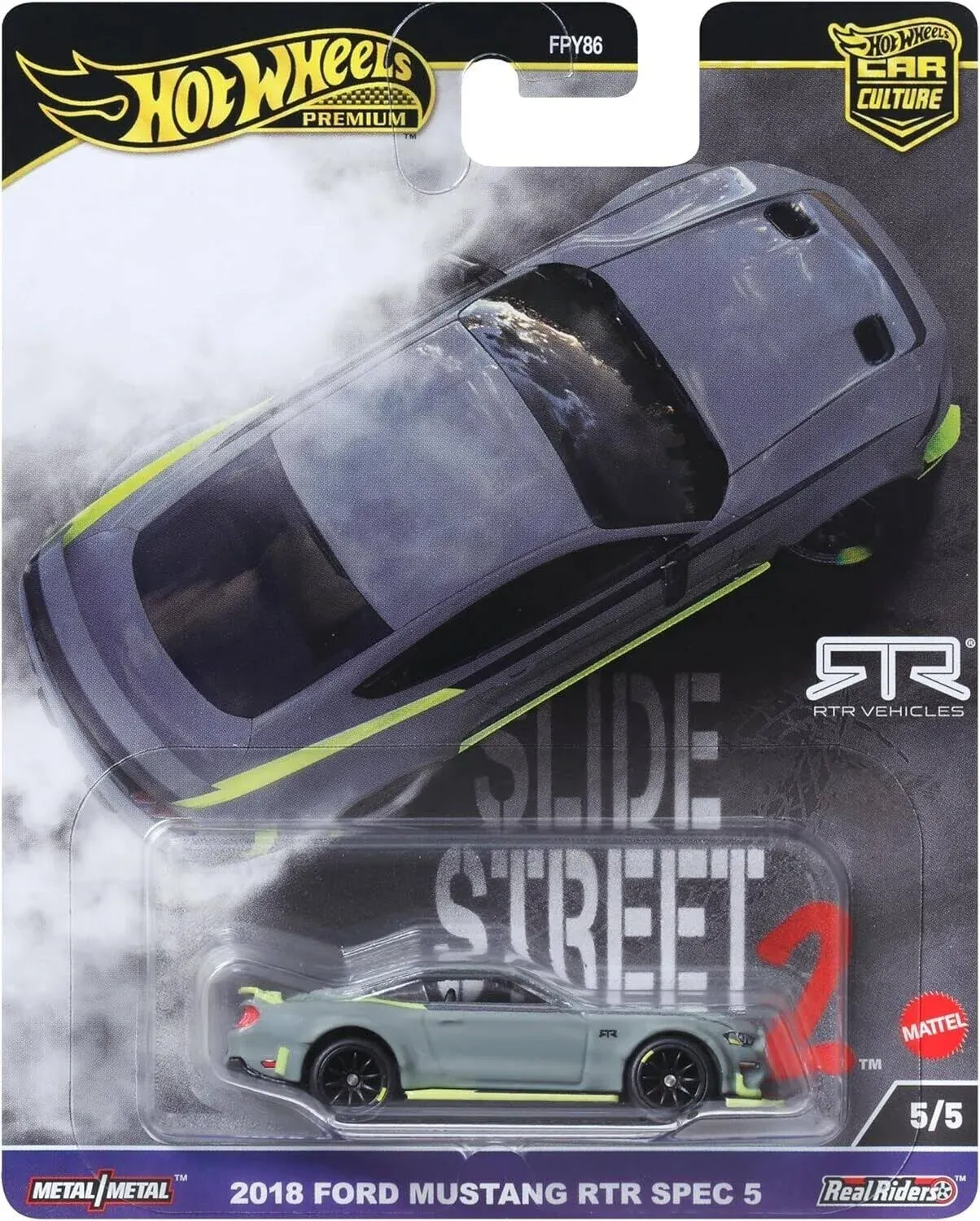 Hot Wheels Premium 1:64 Car Culture 2018 Ford Mustang RTR Spec 5