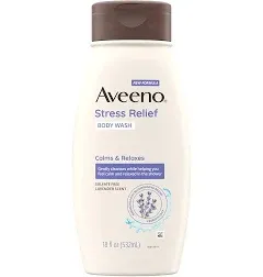 Aveeno Body Wash Stress Relief Lavender