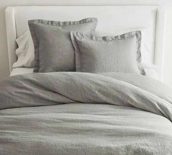 Pottery Barn Belgian Flax Linen Duvet Cover