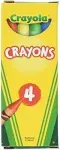 Crayola 4 ct Crayons - 24 Boxes per Case Pack