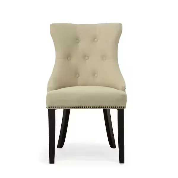 Carolina Julia Tufted Back Upholstered Nail Head Chair